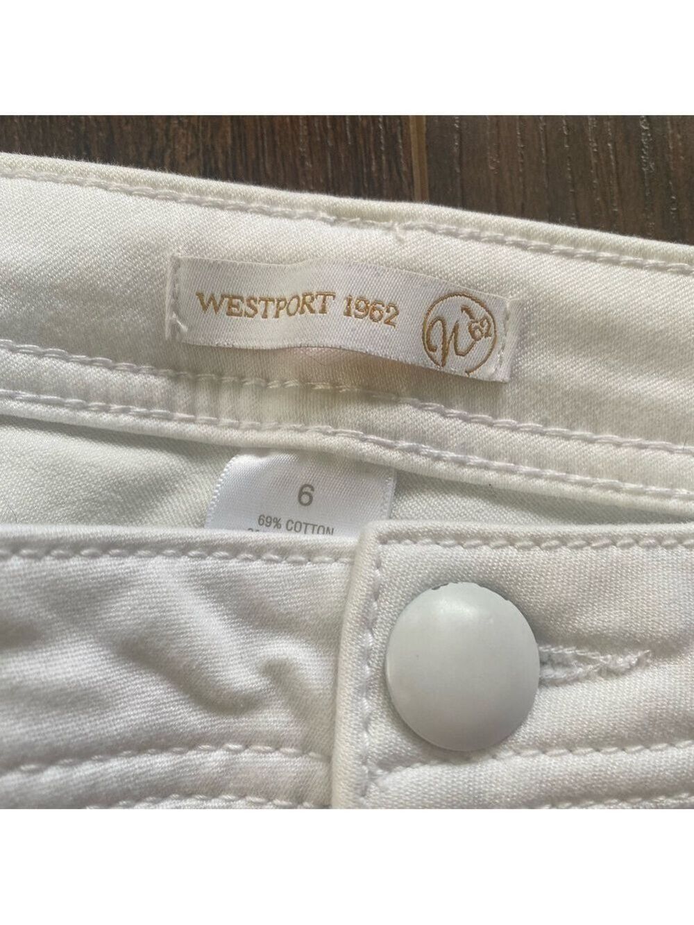 Westport 1962 White Skinny Capri Jeans Size 6 - Picture 3 of 10